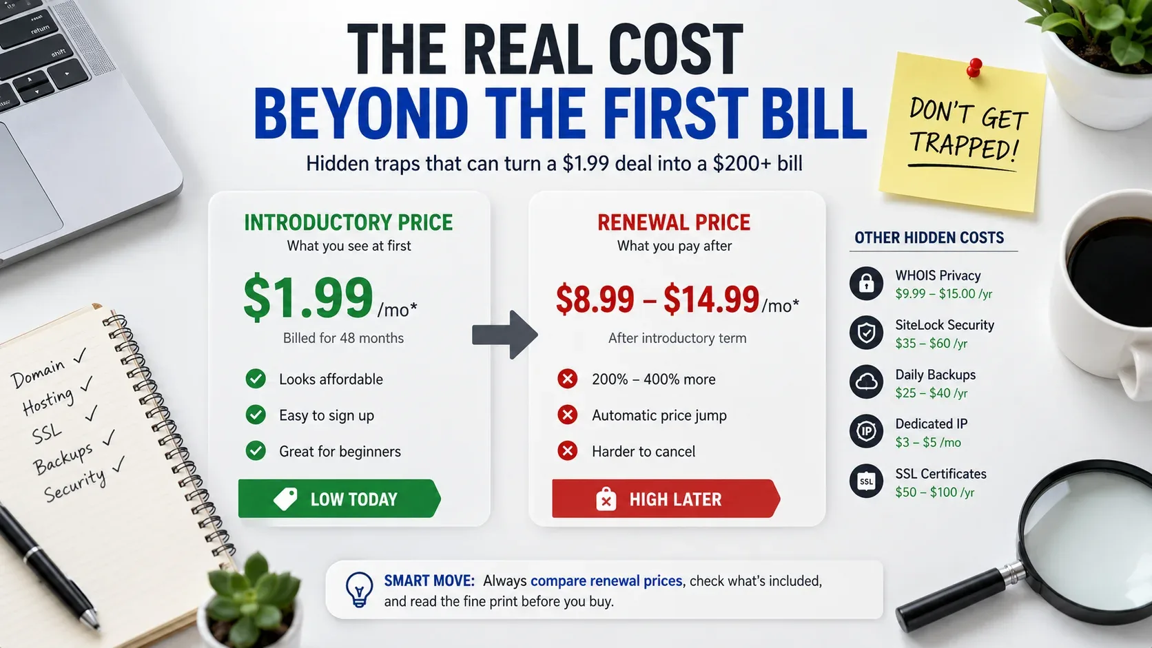 The Real Cost of Web Hosting